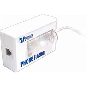 Mountain Majesty Phone Flasher (LED), Corded Electric Power Source, Corded Telephone Type, 6.2 x 4 x 2 inches, Digital Answering System Type