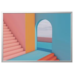 Frame for BJORKSTA Frame, W:55" x H:39 ¼", FRAME ONLY! No Picture included/No Glass included (Aluminum - FRAME ONLY! No Picture included/No Glass included)