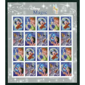 USPS The Art of Disney Magic Collectible Stamp Sheet