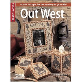 Leisure Arts Plastic Canvas Out West Cross Stitch Book, Plastic Canvas Books and Patterns, Patterns, Books, Crafts
