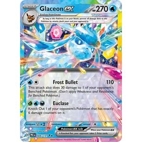 Pokemon - Glaceon ex 026/131 – Prismatic Evolutions – Double Rare – Foil Single Card