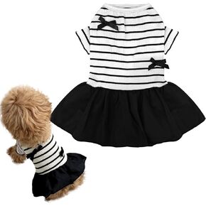 قمصان الكلاب ، ملابس الصيف ، ملابس ألعاب صغيرة مخططة من القمصان للقطط الصغيرة المتوسطة (كبيرة) in Kuwait