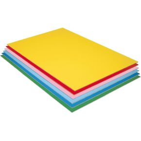 UCreate Foam Board, 6 Assorted Colors, No UPCs, 20" x 30", 10 Boards