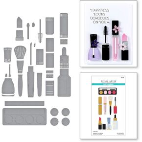 Spellbinders Gorgeous You Makeup Etched Dies, Multi
