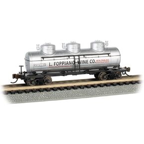 Bachmann Trains - 40' Three-Dome Tank Car - L. FOPPIANO Wine CO. #1112 - HO Scale