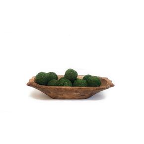 Rustic Big Horn Wooden Decorative Bowl-Unique Dough Bowl- The Rustic Big Horn