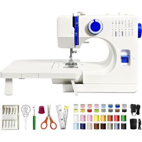 StitchMaster Pro Sewing Machine - Twin/Double Needle Compatible, 14 Stitches, Easy for Beginners & Home Users