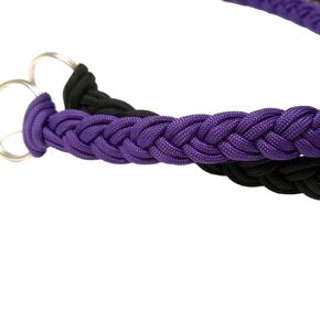 12" Custom Braided Air Horn Pull Cord Purple Lanyard