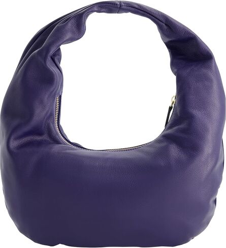 Fred Segal Women's Shoulder Bag, Leather Travel Side Purse Hobo Handbag, Off White in Saudi Arabia