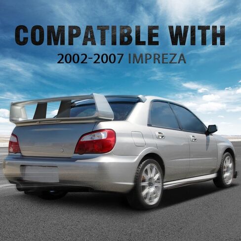 G-PLUS Rear Spoiler Wing Stiffi Support Stabilizer Fit for 2002 2003 2004 2005 2006 2007 Subaru Impreza WRX STi 2PCS in Saudi Arabia