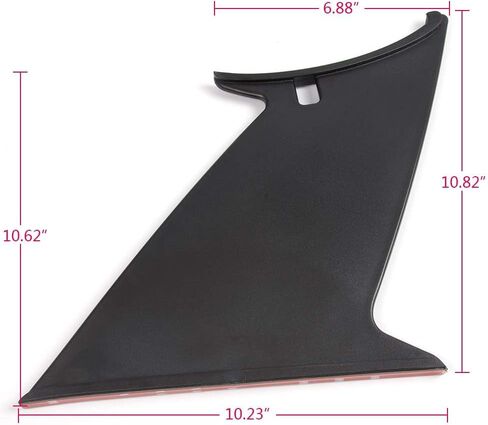 G-Plus SPOILER REAP SPOILER WING STIPTI Support Superizer FIT لعام 2002 2003 2004 2005 2006 2007 Subaru Impreza WRX STI 2PCS in Saudi Arabia