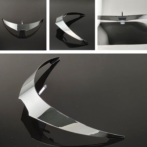 Z8 Motorcycle Helmet Spoiler Replacement,Helmet Rear Spoiler for Shoei X-15/RF-1400/Z8/NXR 2, Helmet Small Tail Spoiler (Silver) in Kuwait
