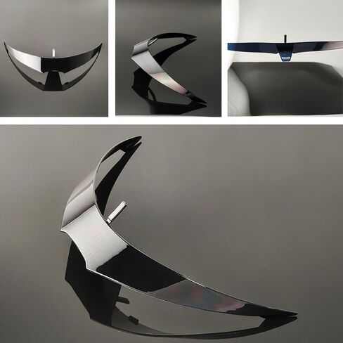Z8 Motorcycle Helmet Spoiler Replacement,Helmet Rear Spoiler for Shoei X-15/RF-1400/Z8/NXR 2, Helmet Small Tail Spoiler (Silver) in Kuwait
