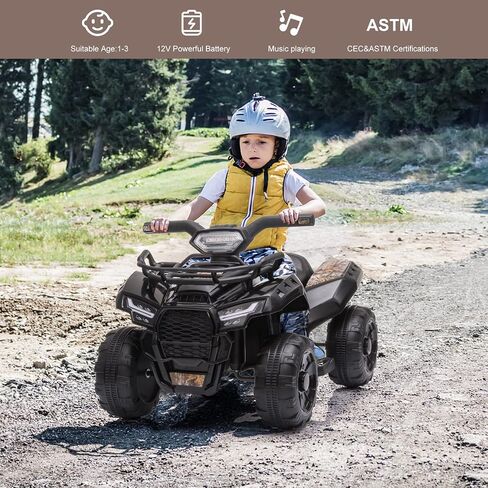 Kids Ride on ATV ، سيارة كهربائية تعمل بالبطارية 6 فولت ، وربعة Wheeler Quad w/MEDLAYS ، MP3 ، USB ، التحكم في الحجم ، مقعد كبير ، ركوب كهربائي على أفضل الهدايا لمدة 18-36 شهرًا للفتيات الفتيات (الوردي) in Kuwait