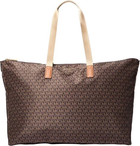 Michael Kors Jet Set Travel Large Packable Tote, Brown/Acorn in Saudi Arabia