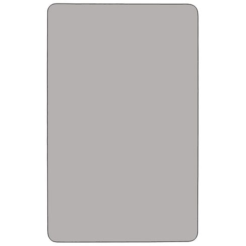 EMMA + OLIVER 24x60 Oak HP Laminate Adjustable Activity Table in Kuwait