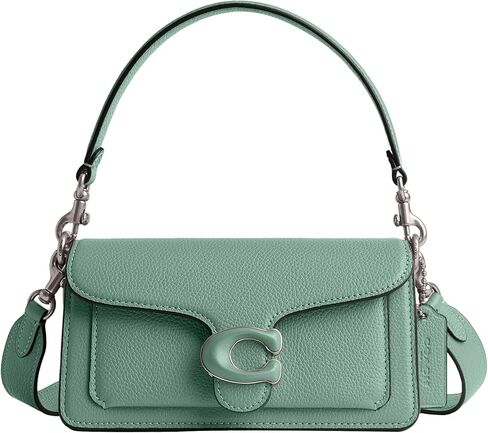 COACH Polished Pebble Leather Tabby Shoulder Bag 20, Chalk in Kuwait