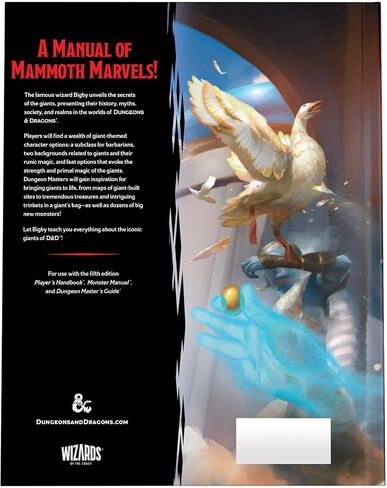 Dungeons & Dragons Bigby Presents: Glory of Giants Expansion Book in Saudi Arabia