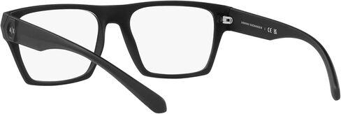 إطارات النظارات الطبية المربعة ذات الجسر المنخفض للرجال من A|X ARMANI EXCHANGE AX3097F، عدسات زرقاء غير لامعة/تجريبية، 55 مم in Saudi Arabia