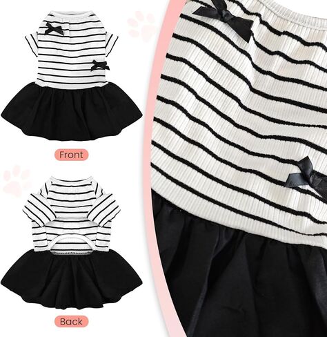 قمصان الكلاب ، ملابس الصيف ، ملابس ألعاب صغيرة مخططة من القمصان للقطط الصغيرة المتوسطة (كبيرة) in Kuwait