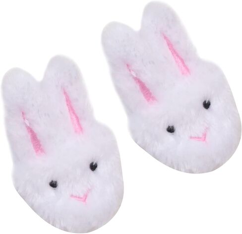 Sophia's Unicorn Slippers with Rainbow Hair and Gold Horn for 18 Inch Dolls, White in Saudi Arabia