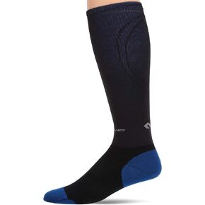 McDavid Elite Compression Recovery Socks, Black/Alt Blue, X-Large