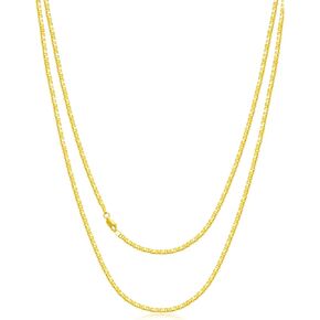 Dralox فيجارو سلسلة قلادة للنساء الرجال 3.5 مللي متر فضة سلسلة مجوهرات للرجال 16 بوصة 18 بوصة 20 بوصة 22 بوصة 24 بوصة in Kuwait