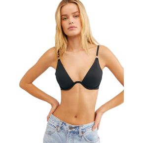 Free People Women's Bras - Black Ari Underwire Demi Bra Size 32C in Saudi Arabia