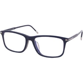 Eyeglasses Tom Ford FT 5646 -D-B 090 Shiny Navy Blue W. Palladium Temple Tips/B
