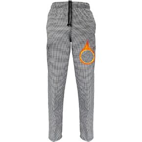 M&M SCRUBS Classic 6 Pocket Huntstooth Chef Pants with Multi-Pack Quantities Available in Saudi Arabia