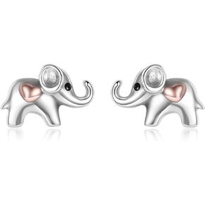 ONEFINITY Animal Stud Earrings Sterling Silver Llama Alpaca/Red Panda/Elephant/Panda/Frog/Bird Earrings Cute Animal Jewelry For Women Girls Christmas Gifts