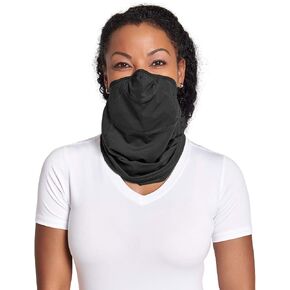 Tommie Copper Community Wear Face Mask Gaiter I Copper Infused, Adjustable Rear Cinch & Nose Wire, Built-In Mask Face Cover