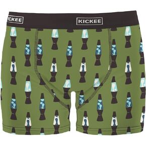 KICKEE Men’s Print Boxer Brief Underwear, Silky Soft Printed Briefs for Men