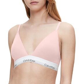 Calvin Klein Modern Cotton Lightly Lined Triangle Bralette - QF5650 (Nymphs Thigh, Large)