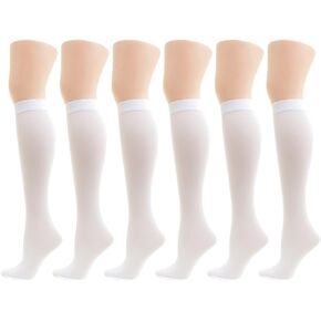 Angelina 70D Opaque Knee-High Trouser Socks (6-Pairs)