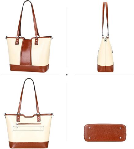 حقيبة كتف جلدية للنساء من Over Earth ومحفظة عمل للسيدات مع شرابة in Kuwait