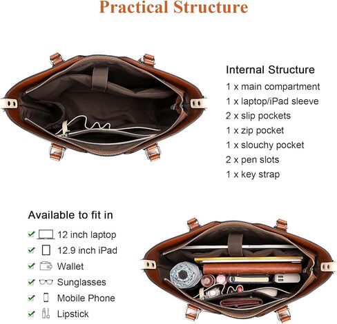 حقيبة كتف جلدية للنساء من Over Earth ومحفظة عمل للسيدات مع شرابة in Kuwait