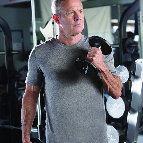 تي شيرت رجالي من Copper Fit يحمل شعار Energy رجالي Dry Performance Crew in Kuwait