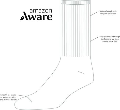 جوارب أمازون أوير الثقيلة للجنسين للبالغين، 3 أزواج in Kuwait