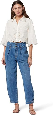 Joie Women's Pheobe Top in Porcelain in Saudi Arabia