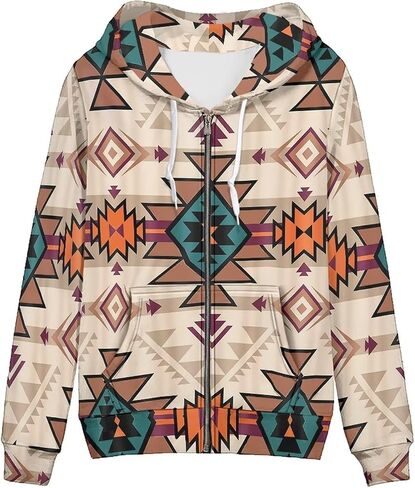 Novelty Full Zip Hoodie Athletic Slim Fit Long Sleeve Sweatshirt for Women in Saudi Arabia