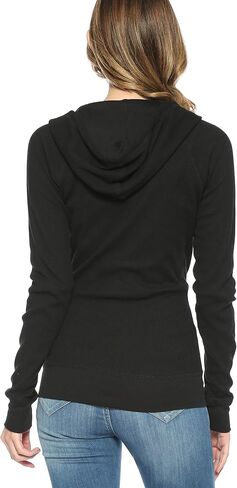 Urban Look Women's Casual Light Weight Thermal Zip Up Hoodies in Kuwait