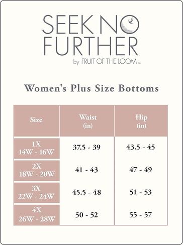 بنطال رسمي نسائي بمقاس كبير من Fruit of the Loom in Kuwait