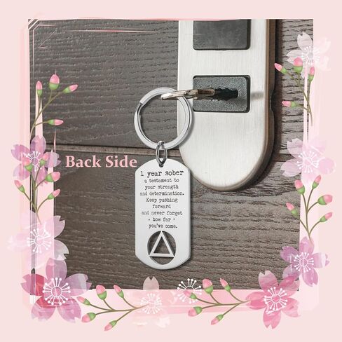 هدايا الرصانة للنساء والرجال، سلسلة مفاتيح الرصانة، هدايا استعادة NA AA، تذكار لسلسلة مفاتيح عيد الميلاد الرصينة in Kuwait