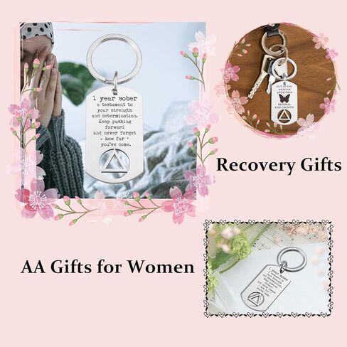 هدايا الرصانة للنساء والرجال، سلسلة مفاتيح الرصانة، هدايا استعادة NA AA، تذكار لسلسلة مفاتيح عيد الميلاد الرصينة in Kuwait