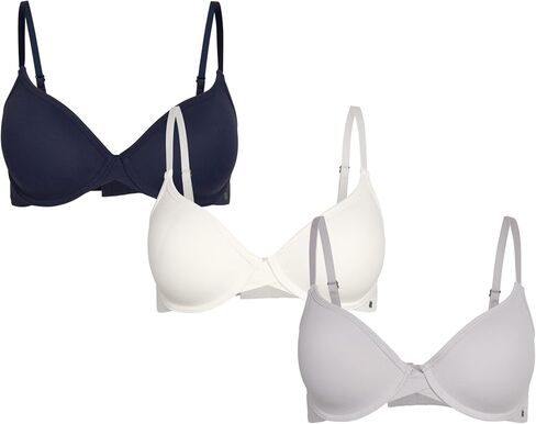 Lucky Brand Women's Bra - 3 Pack Comfort Soft Wire-Free T-Shirt Bra (34B-38C) in Saudi Arabia