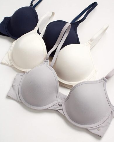 Lucky Brand Women's Bra - 3 Pack Comfort Soft Wire-Free T-Shirt Bra (34B-38C) in Saudi Arabia