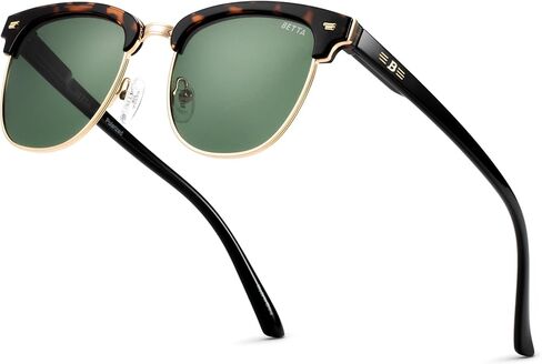 نظارات شمسية مستقطبة من بيتا للنساء والرجال، نظارات شمسية عصرية بعدسة مربعة BT2001 in Kuwait