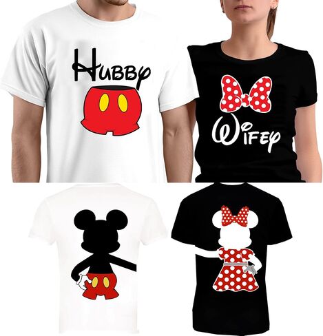 Matching Shirts for Couples His Her Couples Love Shirt Men Women Husband Wife T-Shirts Valentine's Day Outfit. in Saudi Arabia