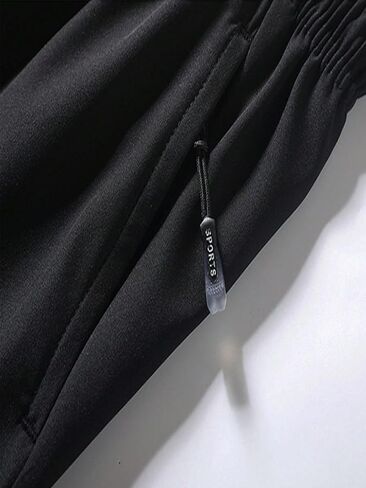 شورت SOLY HUX للرجال برباط للخصر، شورت رياضي صيفي بأرجل مستقيمة مع جيوب بسحاب in Kuwait